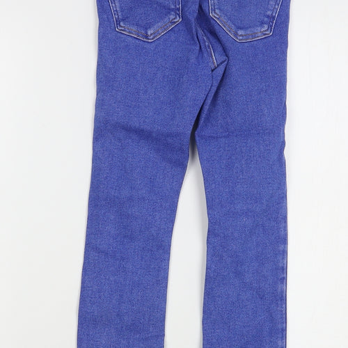 New Look Girls Blue  Cotton Skinny Jeans Size 10 Years  Regular