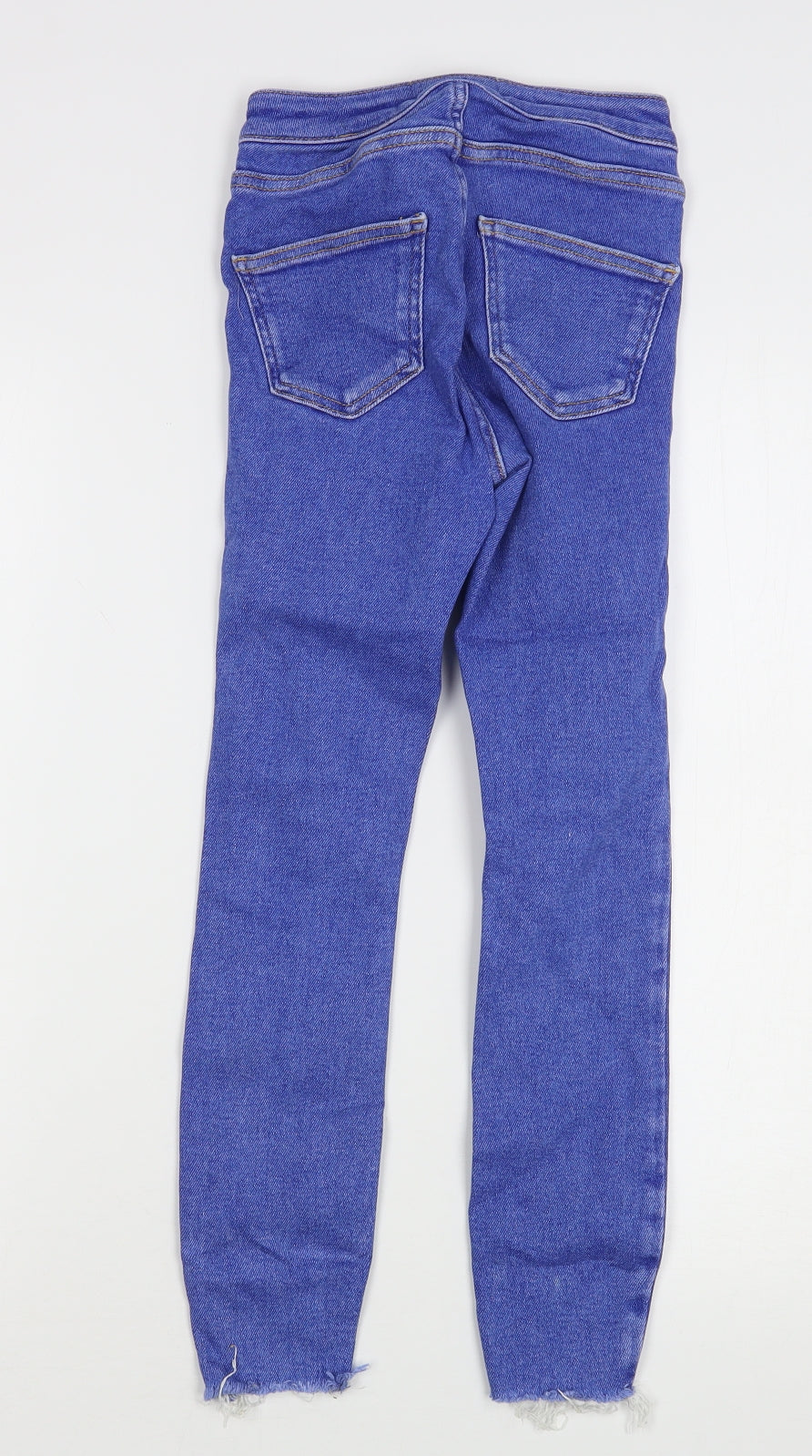 New Look Girls Blue  Cotton Skinny Jeans Size 10 Years  Regular