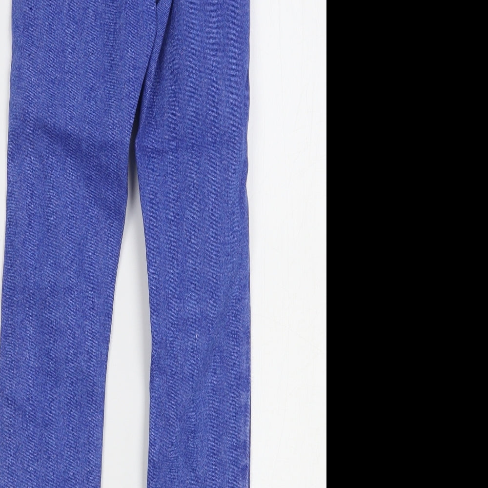 New Look Girls Blue  Cotton Skinny Jeans Size 10 Years  Regular
