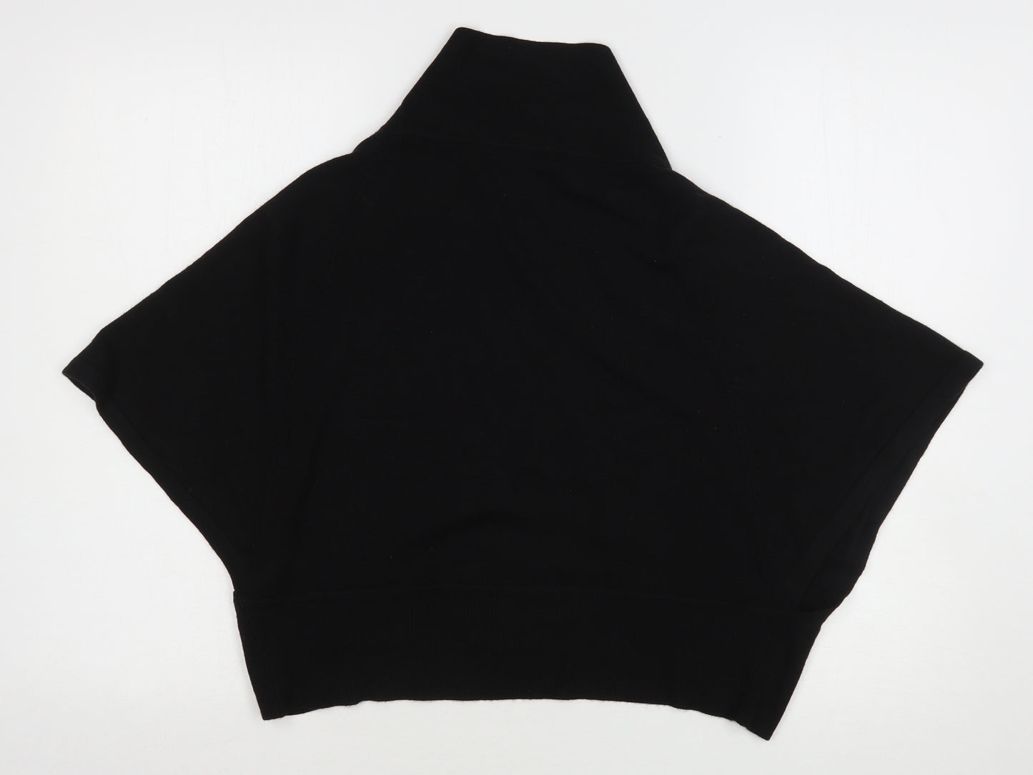 Dunnes Stores Womens Black V-Neck  Polyester Shrug Jumper Size L