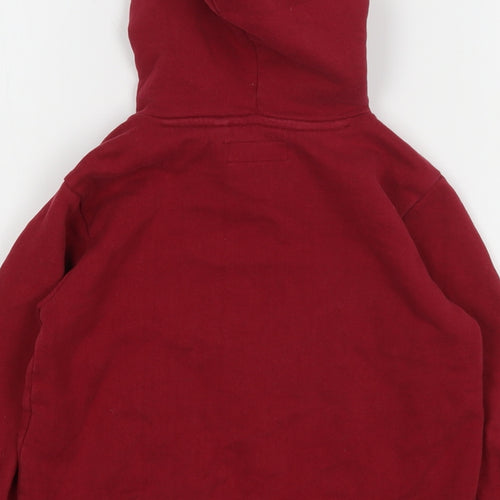 NEXT Boys Red  Cotton Pullover Hoodie Size 5 Years