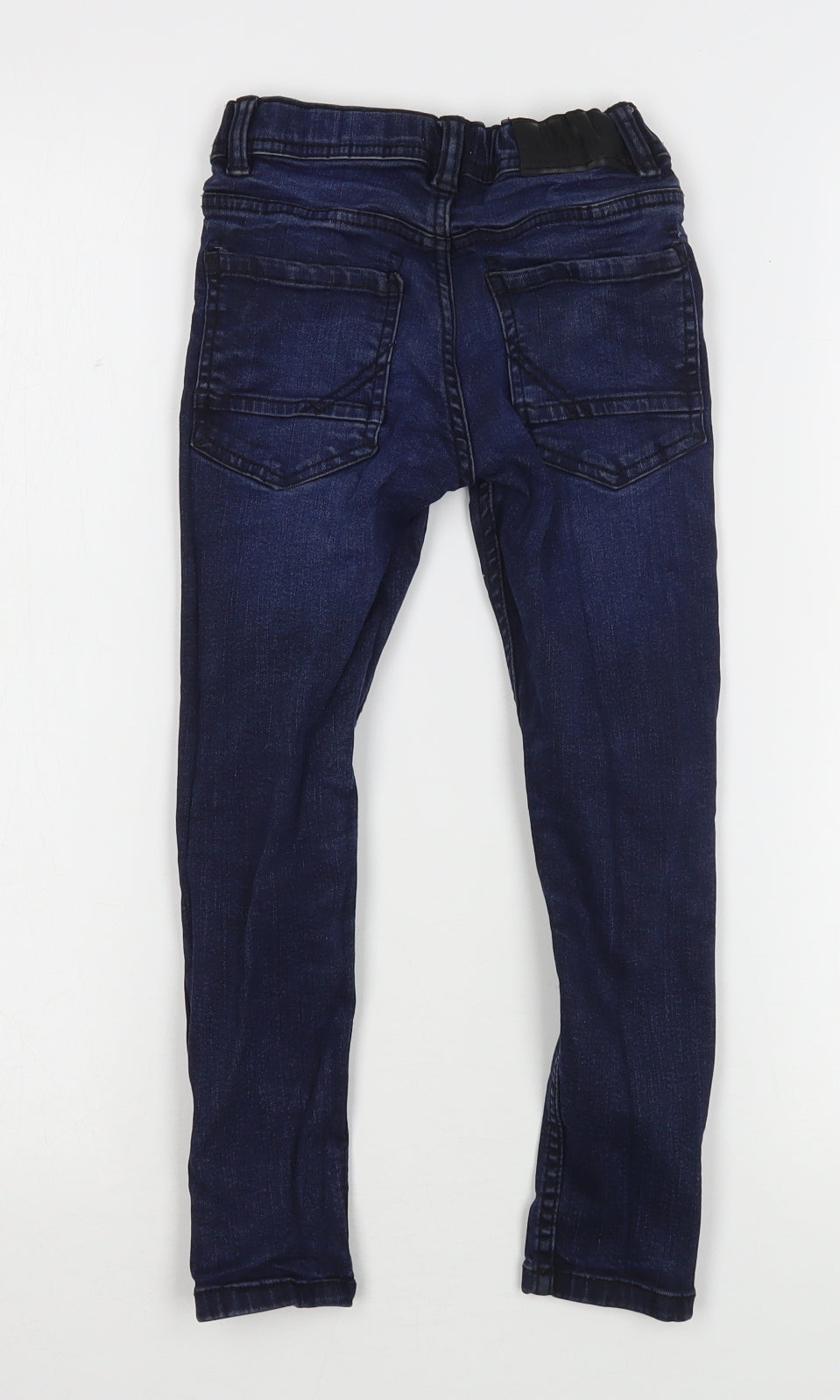 F&F Boys Blue  Cotton Skinny Jeans Size 5-6 Years  Regular
