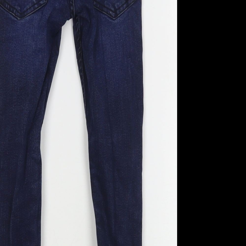 F&F Boys Blue  Cotton Skinny Jeans Size 5-6 Years  Regular
