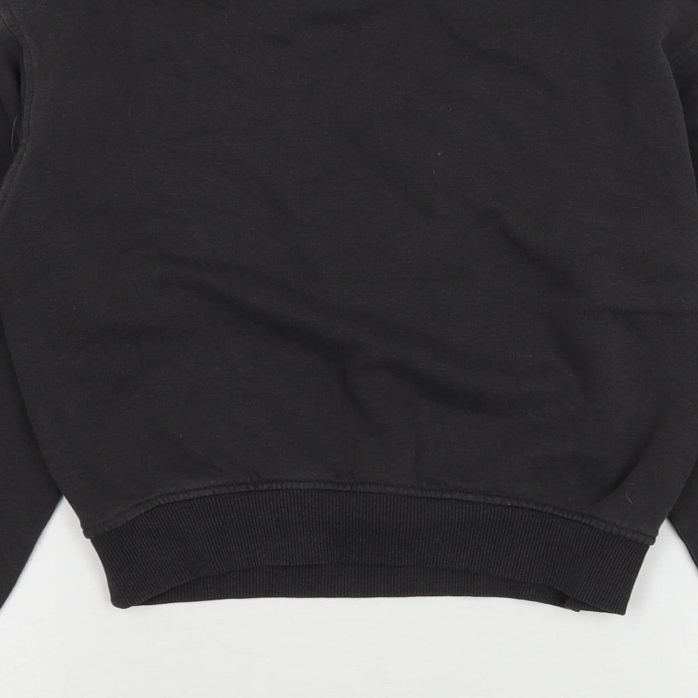 H&M Womens Grey  Cotton Pullover Sweatshirt Size 2XS