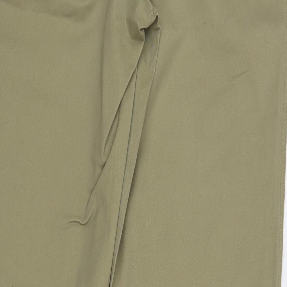 George Mens Beige  Cotton Chino Trousers Size 36 L34 in Regular Button
