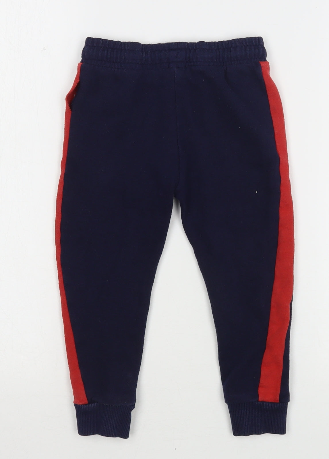 Marvel Boys Blue  Polyester Sweatpants Trousers Size 3-4 Years  Regular Drawstring - Spiderman