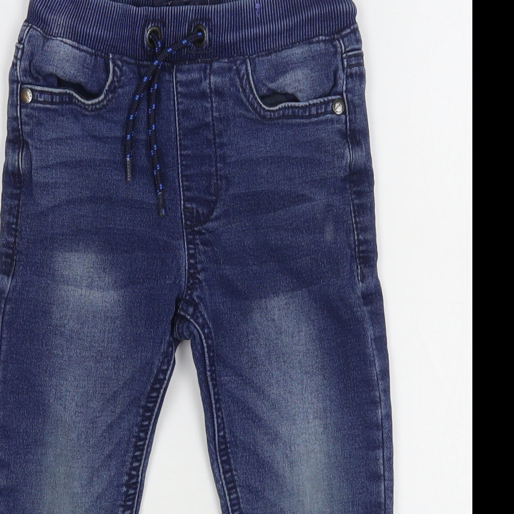 NEXT Boys Blue  Cotton Skinny Jeans Size 3 Years  Regular