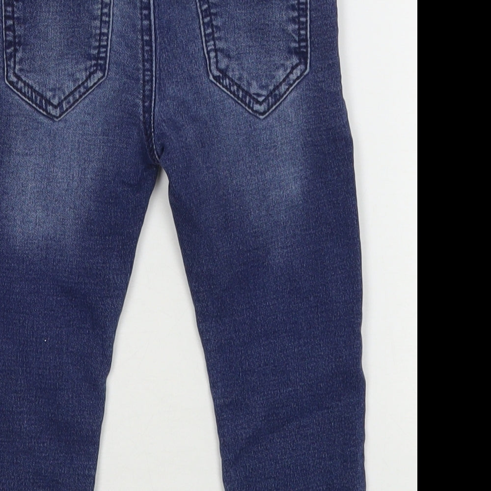 NEXT Boys Blue  Cotton Skinny Jeans Size 3 Years  Regular