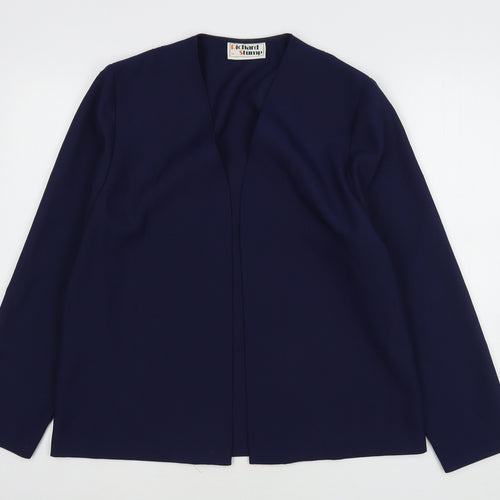 Richard Stump Womens Blue   Jacket Blazer Size 14