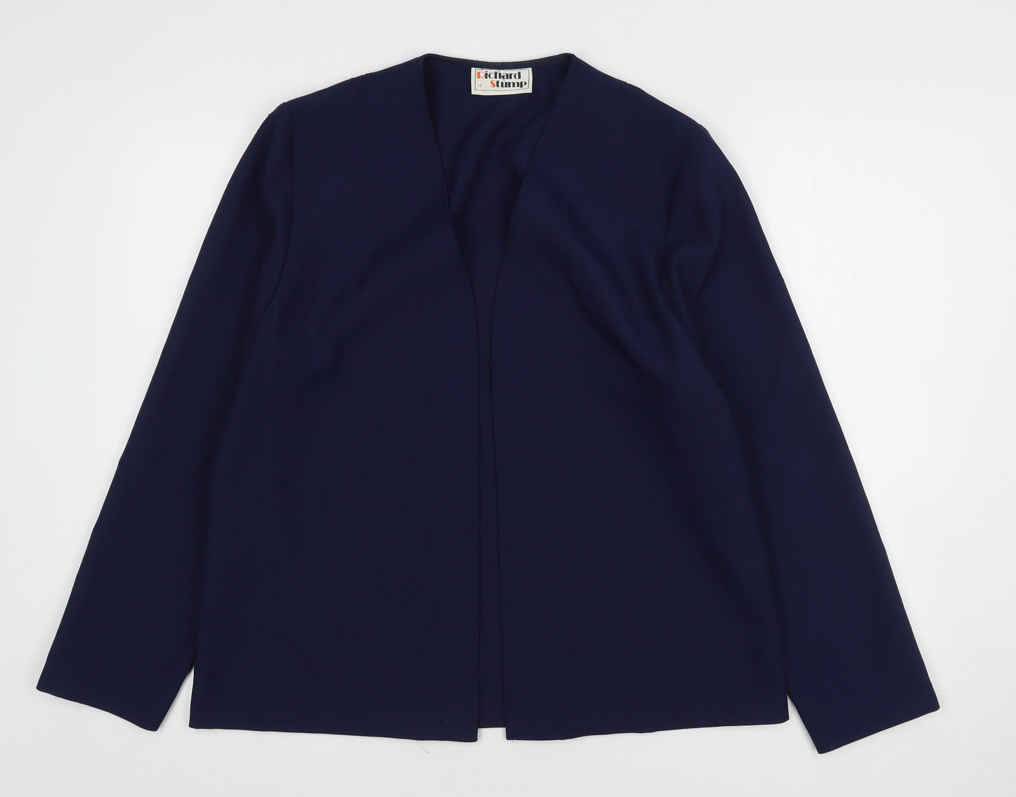 Richard Stump Womens Blue   Jacket Blazer Size 14