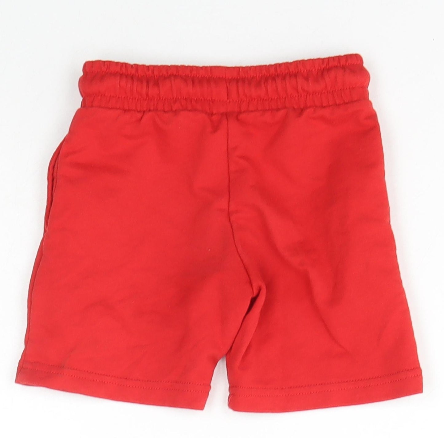 Dunnes Stores Girls Red  Cotton Bermuda Shorts Size 2-3 Years  Regular Drawstring
