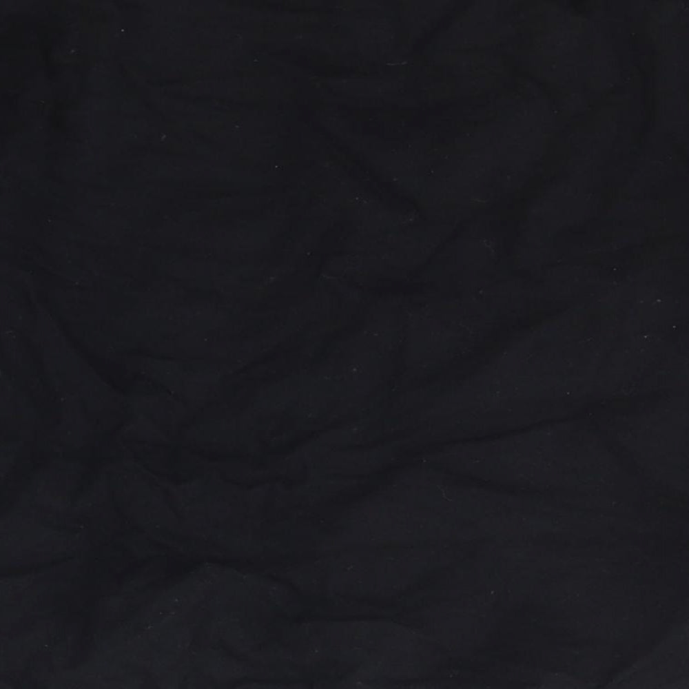 Pep&Co Boys Black Crew Neck  Cotton Pullover Jumper Size 6-7 Years  Pullover