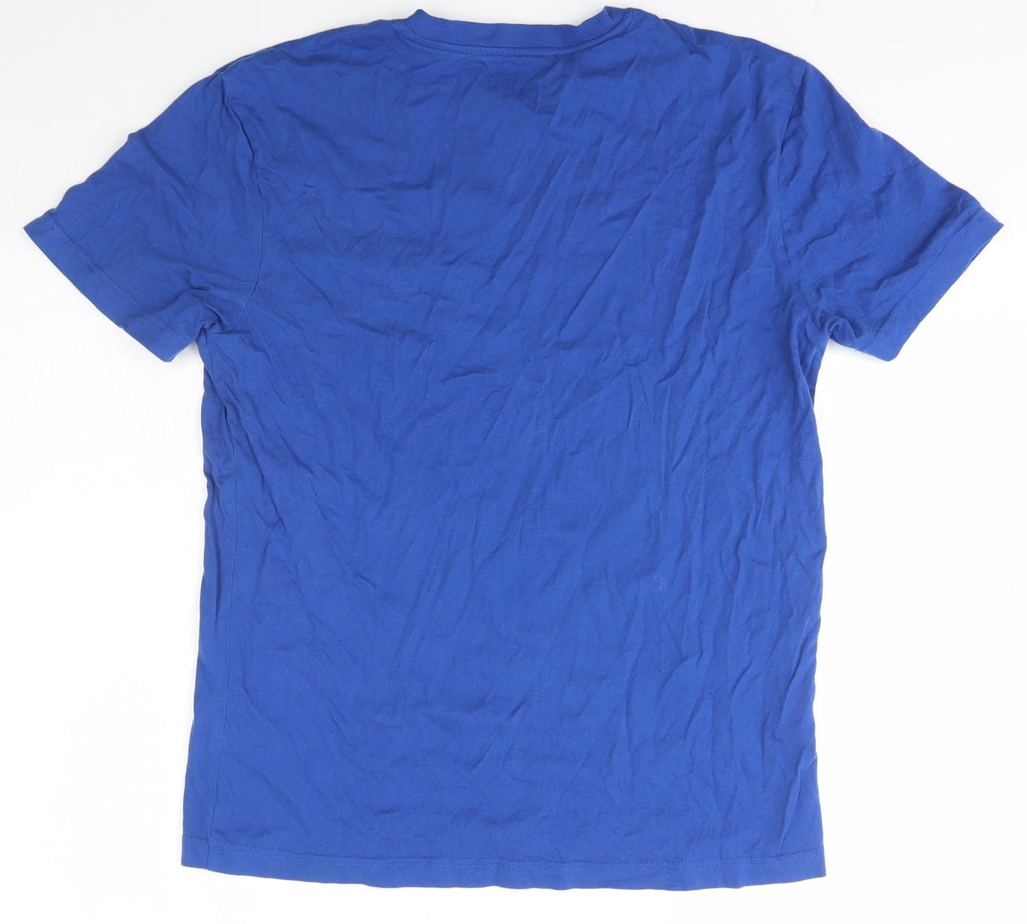NEXT Mens Blue  Cotton  T-Shirt Size M Crew Neck