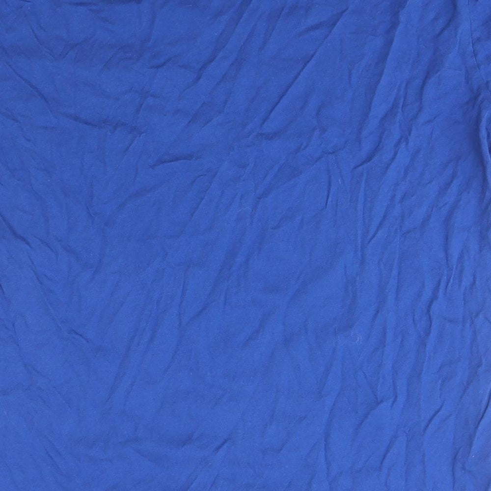 NEXT Mens Blue  Cotton  T-Shirt Size M Crew Neck