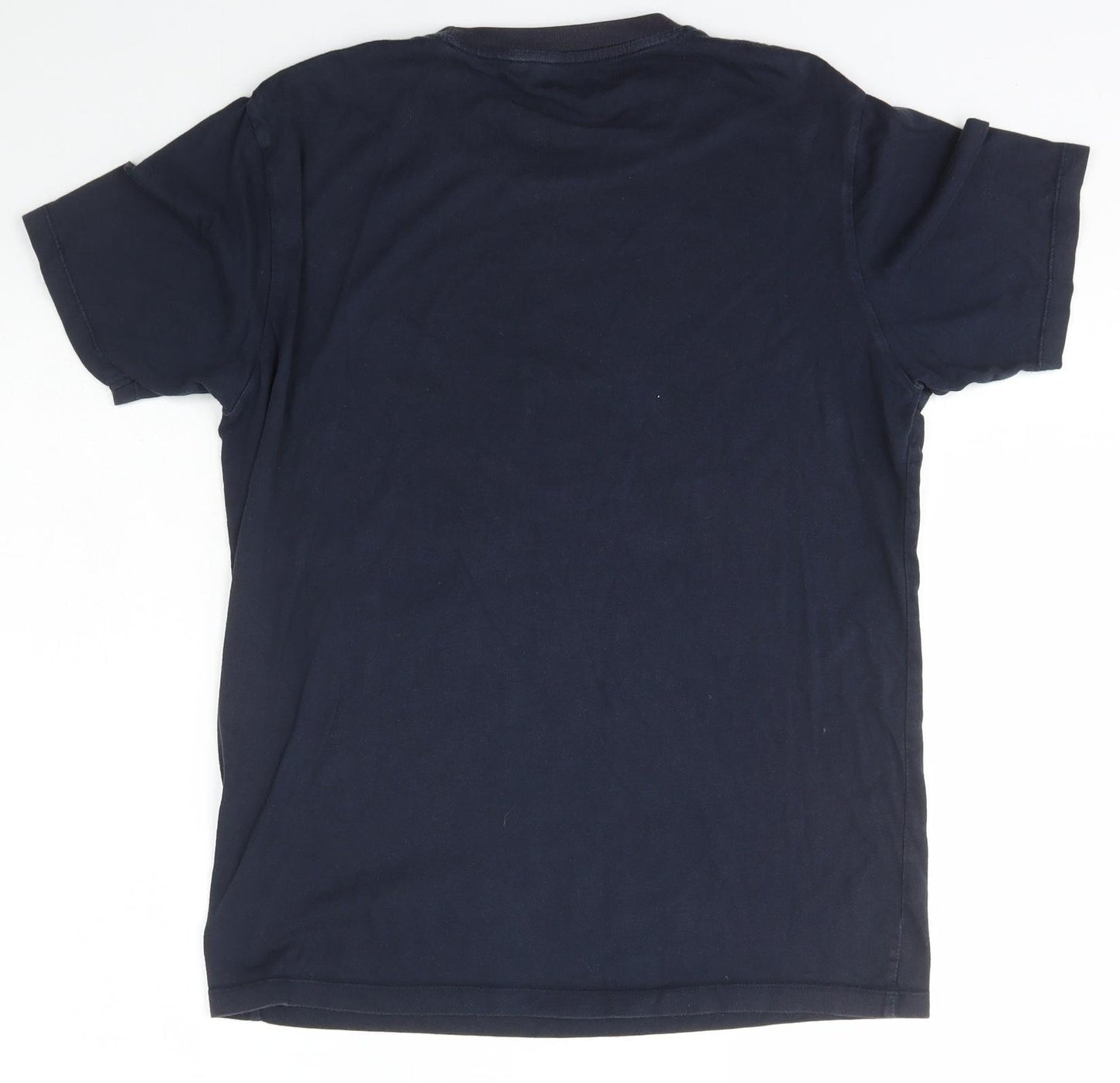 Uniqlo Mens Blue  Cotton  T-Shirt Size S Crew Neck