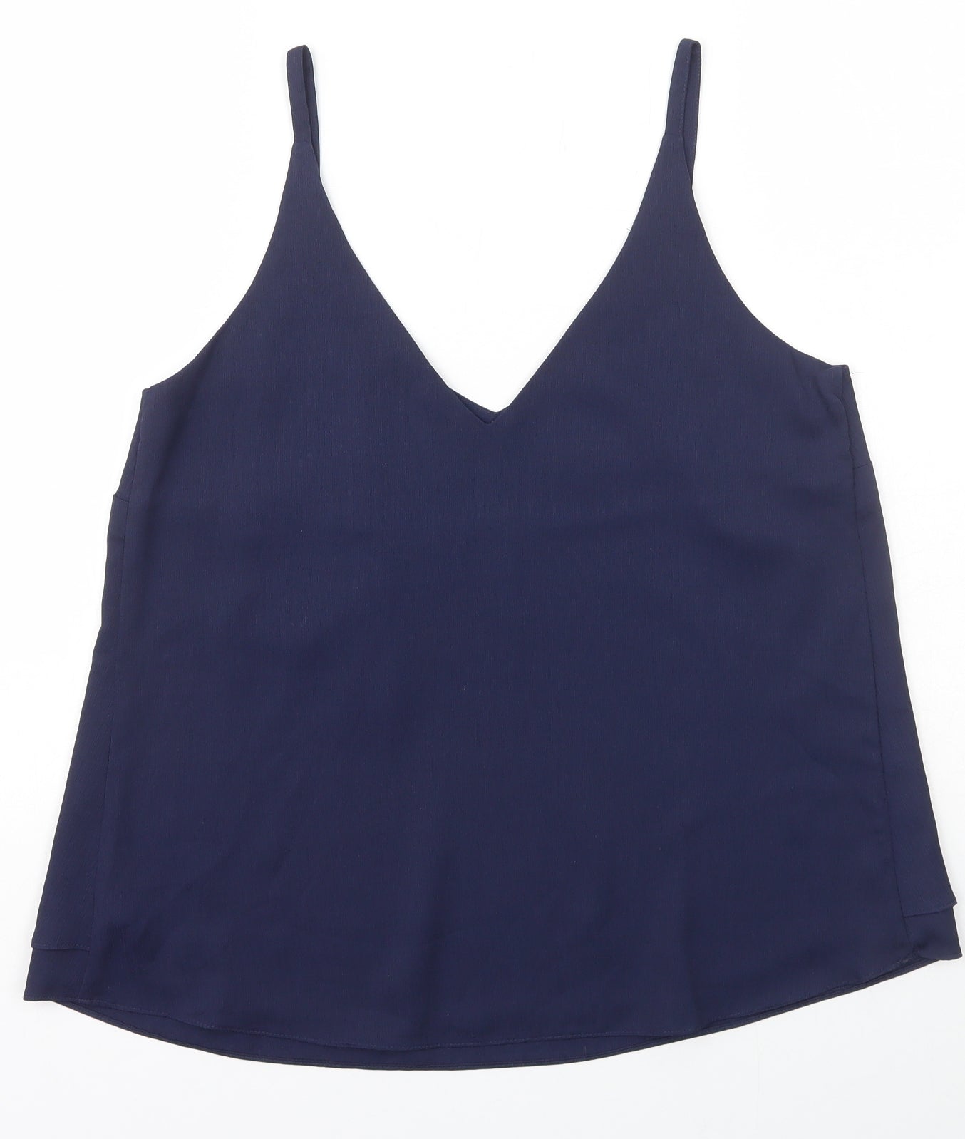 George Womens Blue  Polyester Camisole T-Shirt Size 10 V-Neck