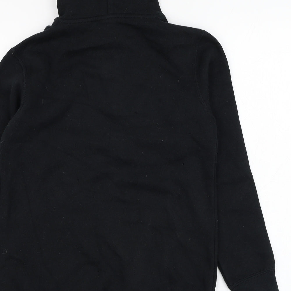 SOL'S Girls Black  Cotton Pullover Hoodie Size 10 Years  Pullover - Friends
