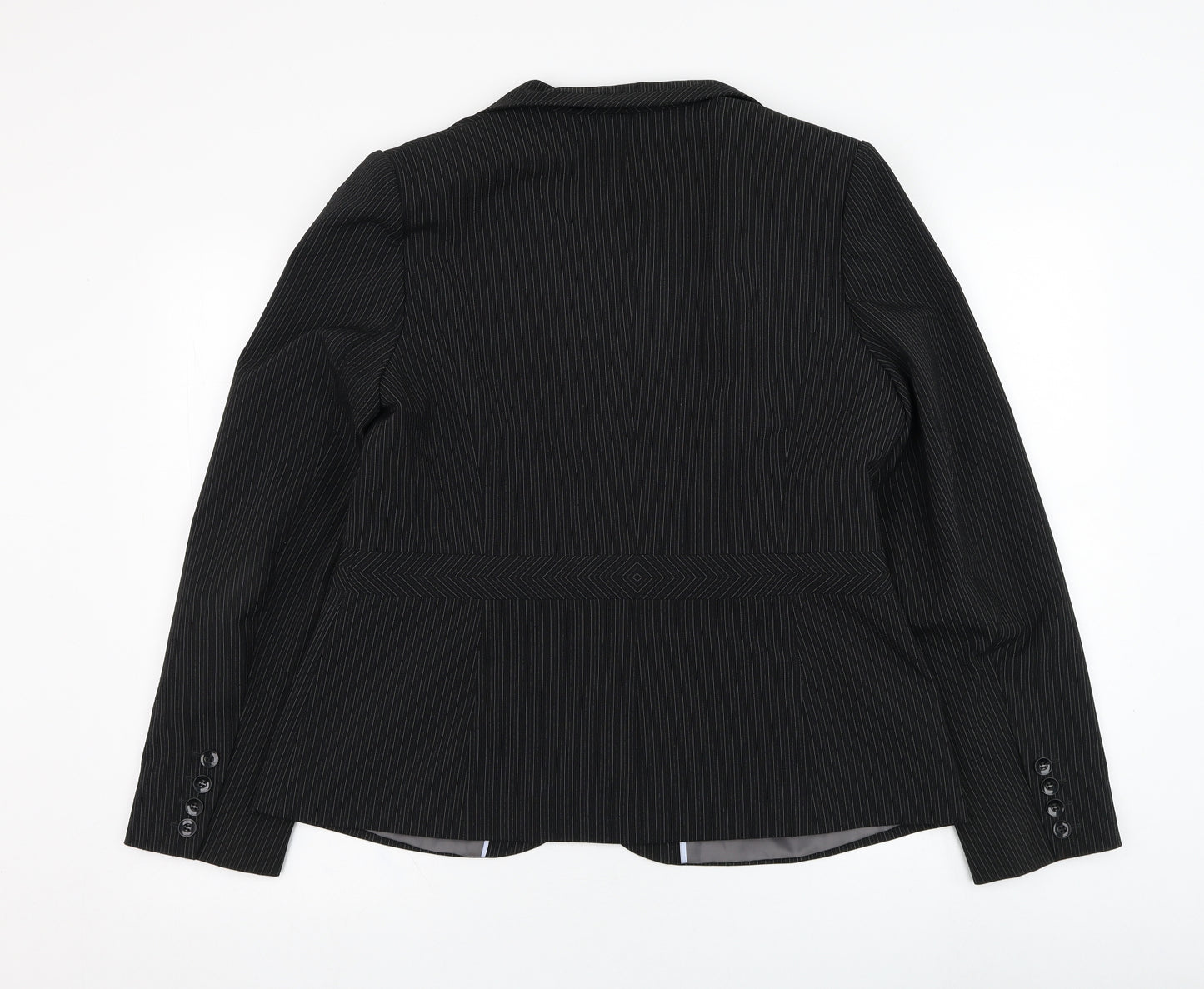 Dorothy Perkins Womens  Striped  Jacket Blazer Size 16  Button