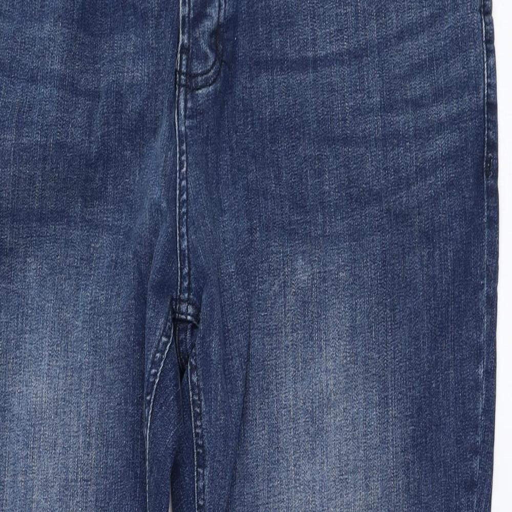Primark Mens Blue  Cotton Straight Jeans Size 38 in L30 in Regular Zip
