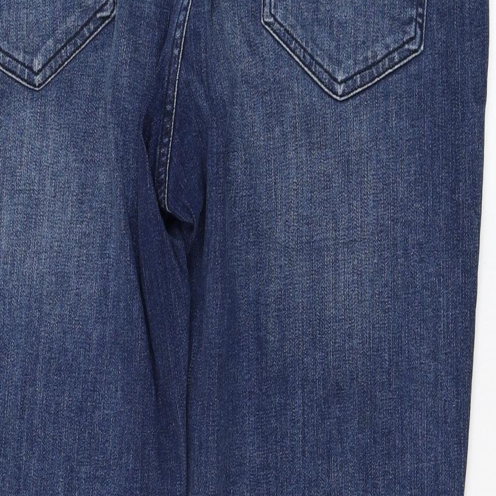 Primark Mens Blue  Cotton Straight Jeans Size 38 in L30 in Regular Zip