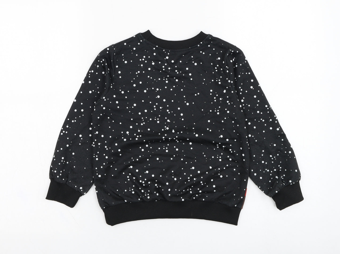 SheIn Boys Black  Polyester Pullover Sweatshirt Size 6-7 Years  Pullover - Christmas