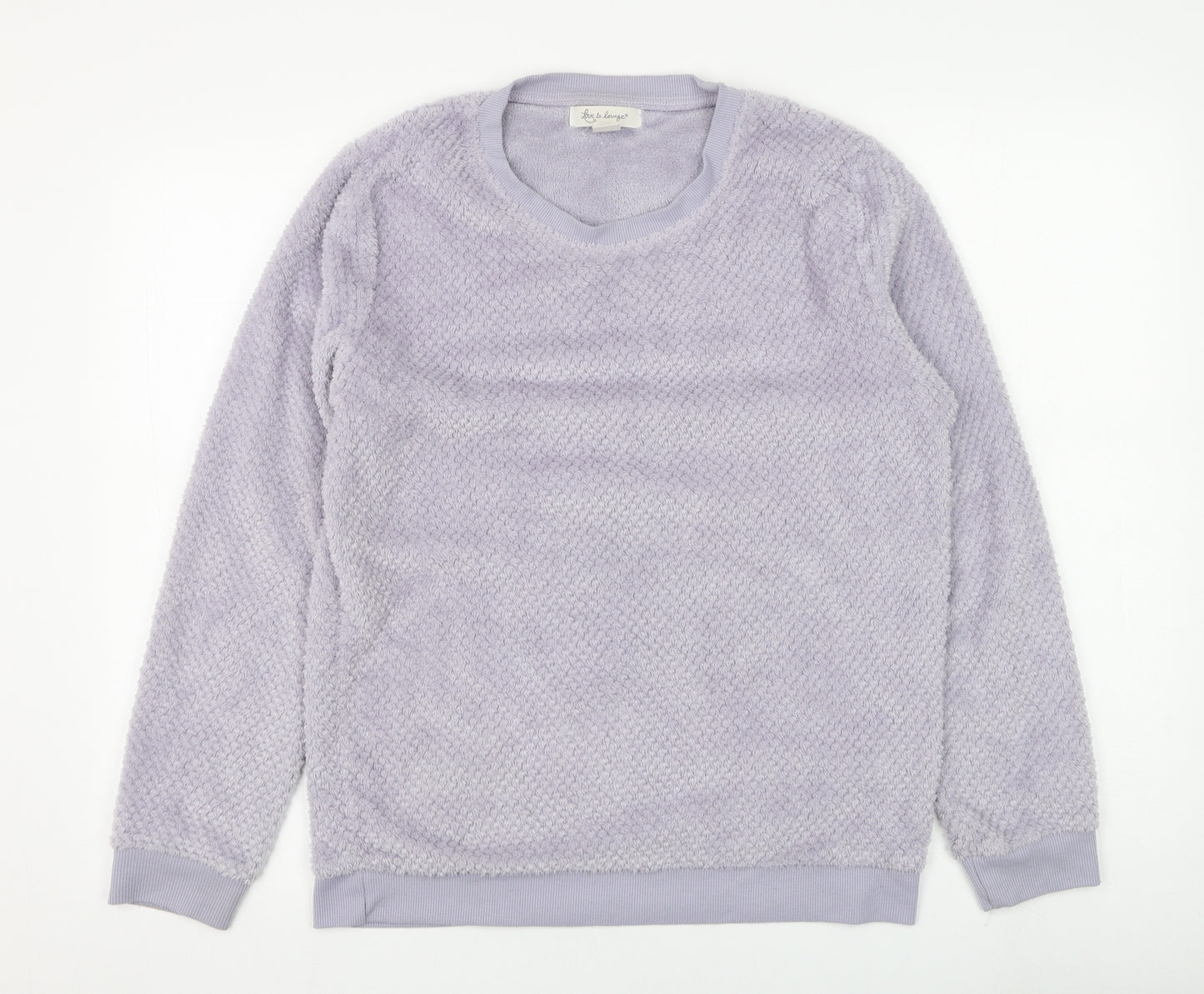 Primark Womens Purple  Polyester Pullover Sweatshirt Size 10  Pullover - Loungewear