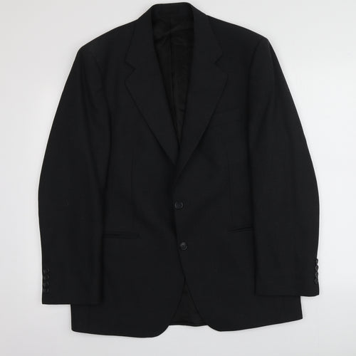 Andrew Houston Mens Grey  Polyester Jacket Suit Trousers Size 40