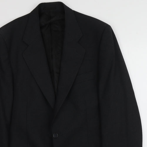 Andrew Houston Mens Grey  Polyester Jacket Suit Trousers Size 40