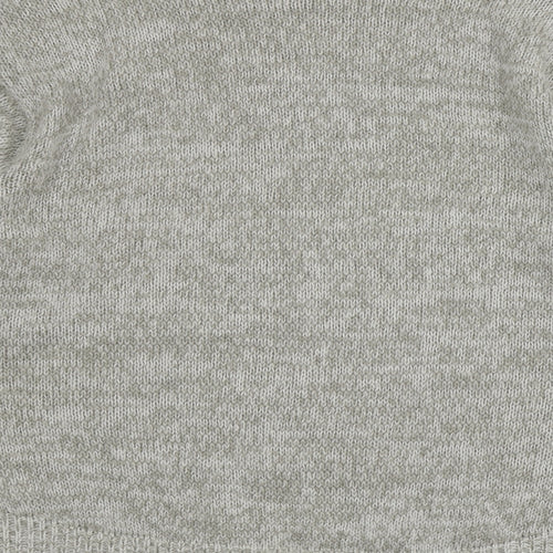 New Look Womens Grey Round Neck  Acrylic Pullover Jumper Size M
