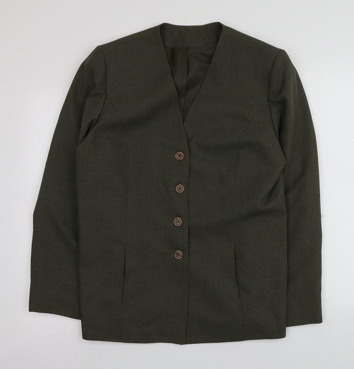 Debenhams Womens Green Jacket Size 16