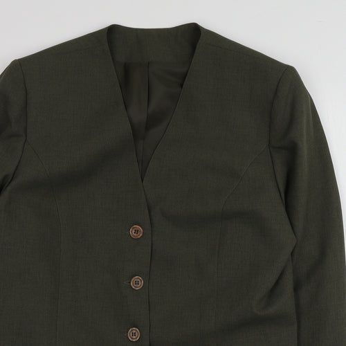 Debenhams Womens Green   Jacket  Size 16