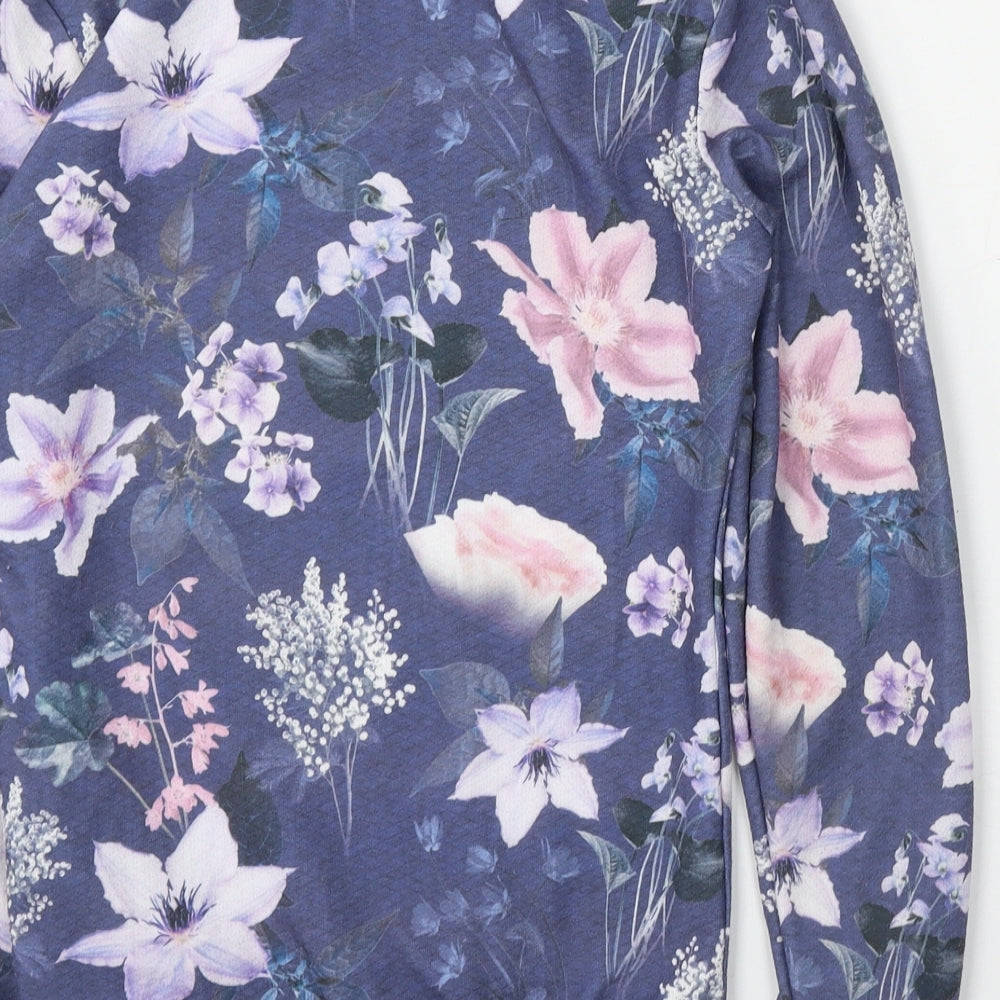 Miss Evie Girls Multicoloured Floral Polyester Pullover Sweatshirt Size 13-14 Years