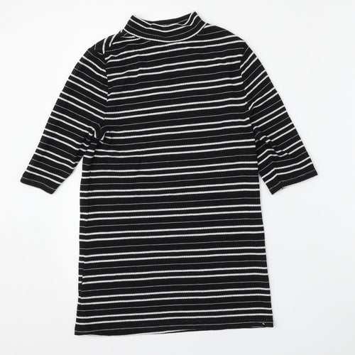 George Womens Multicoloured Round Neck Striped Polyester Pullover Jumper Size 10