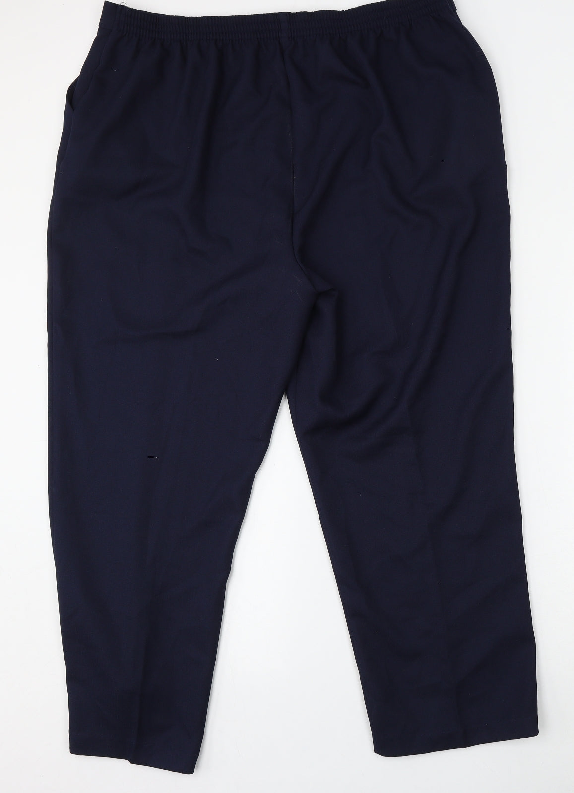 Papaya Womens Blue  Polyester Trousers  Size 20 L27 in Regular
