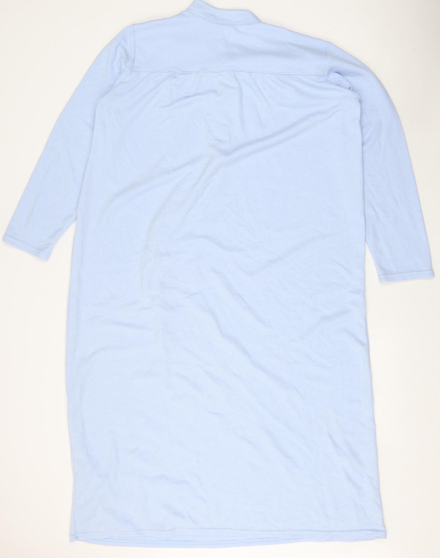 Thermoactyl Womens Blue  Polyester A-Line  Size M  Round Neck Button