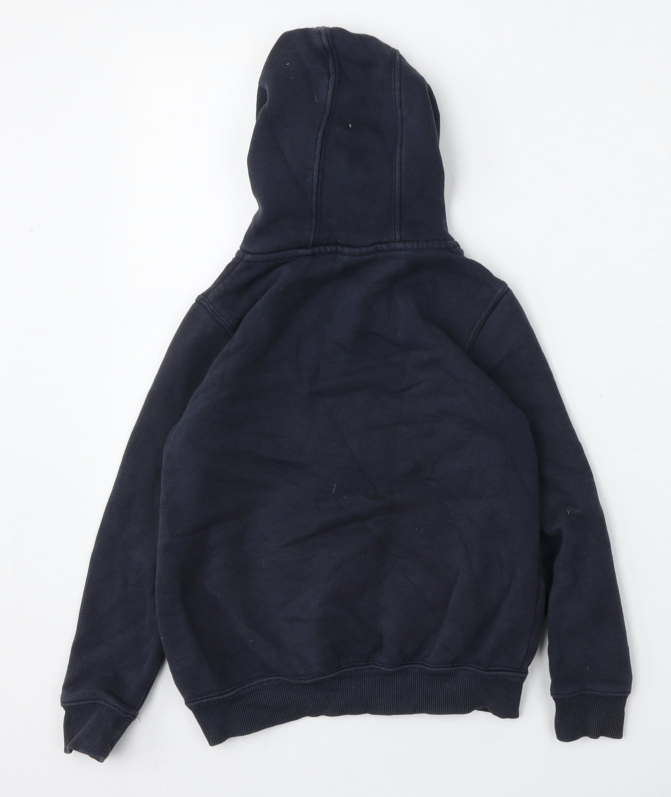NEXT Boys Blue  Cotton Full Zip Hoodie Size 7 Years  Zip