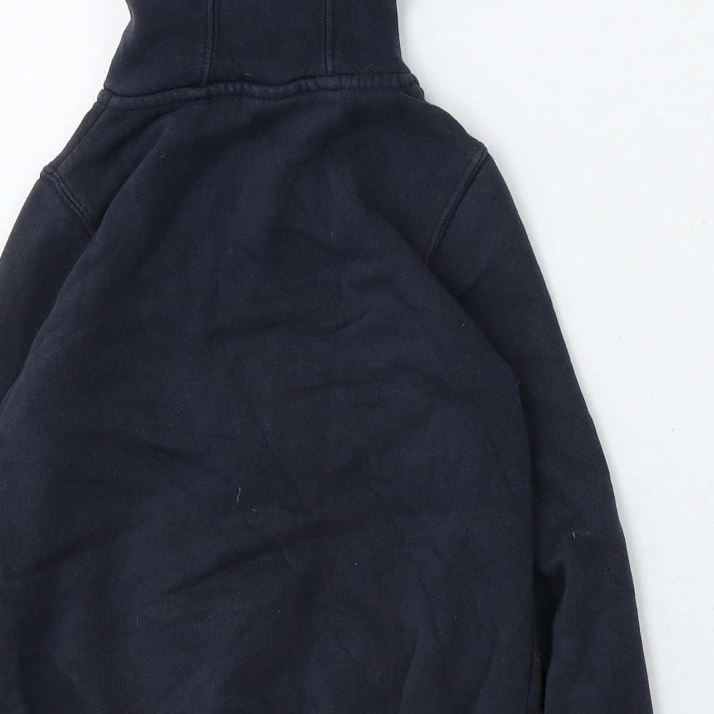 NEXT Boys Blue  Cotton Full Zip Hoodie Size 7 Years  Zip