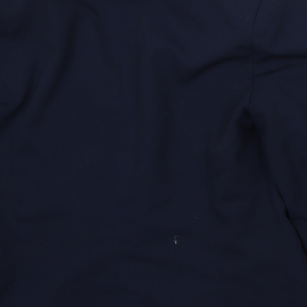 Atmosphere Womens Blue  Polyester Jacket Blazer Size 10