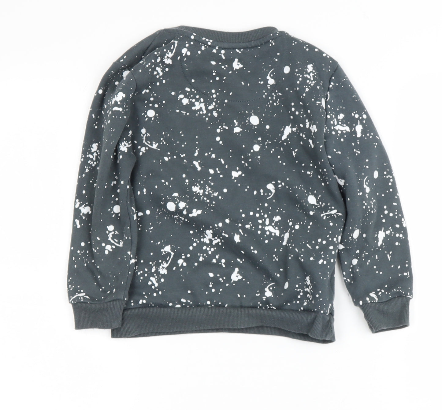 Primark Boys Blue  Cotton Pullover Sweatshirt Size 3-4 Years   - Future