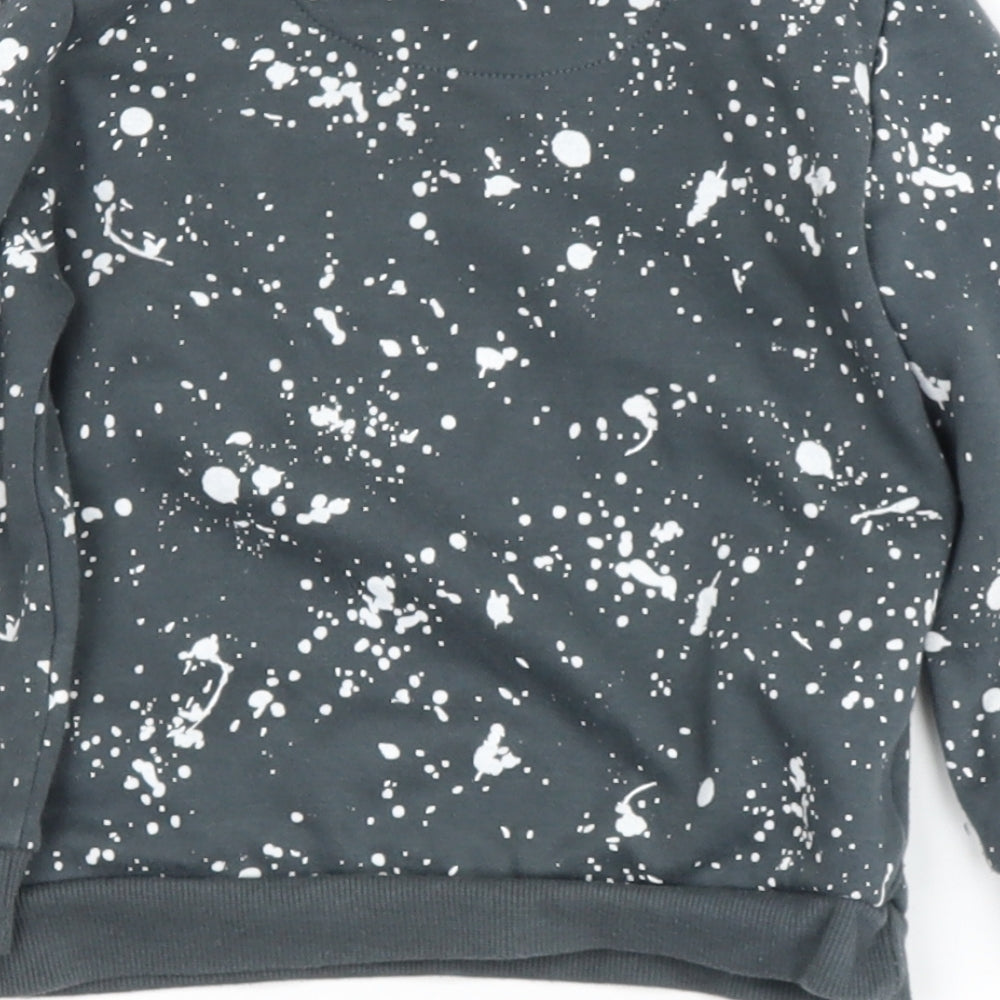 Primark Boys Blue  Cotton Pullover Sweatshirt Size 3-4 Years   - Future