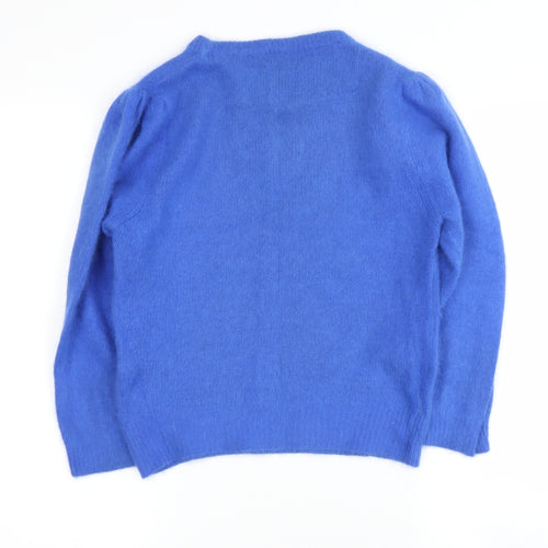 Lorraine Clare Mens Blue Round Neck  Maguey Pullover Jumper