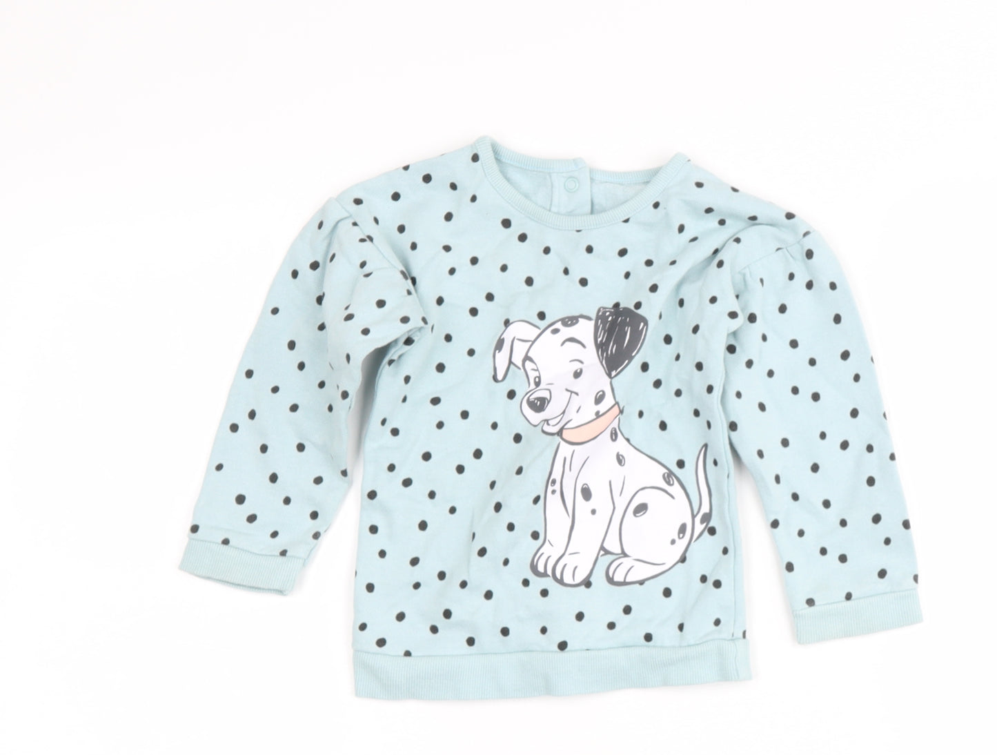 Disney Baby Blue  Cotton Pullover Jumper Size 12-18 Months