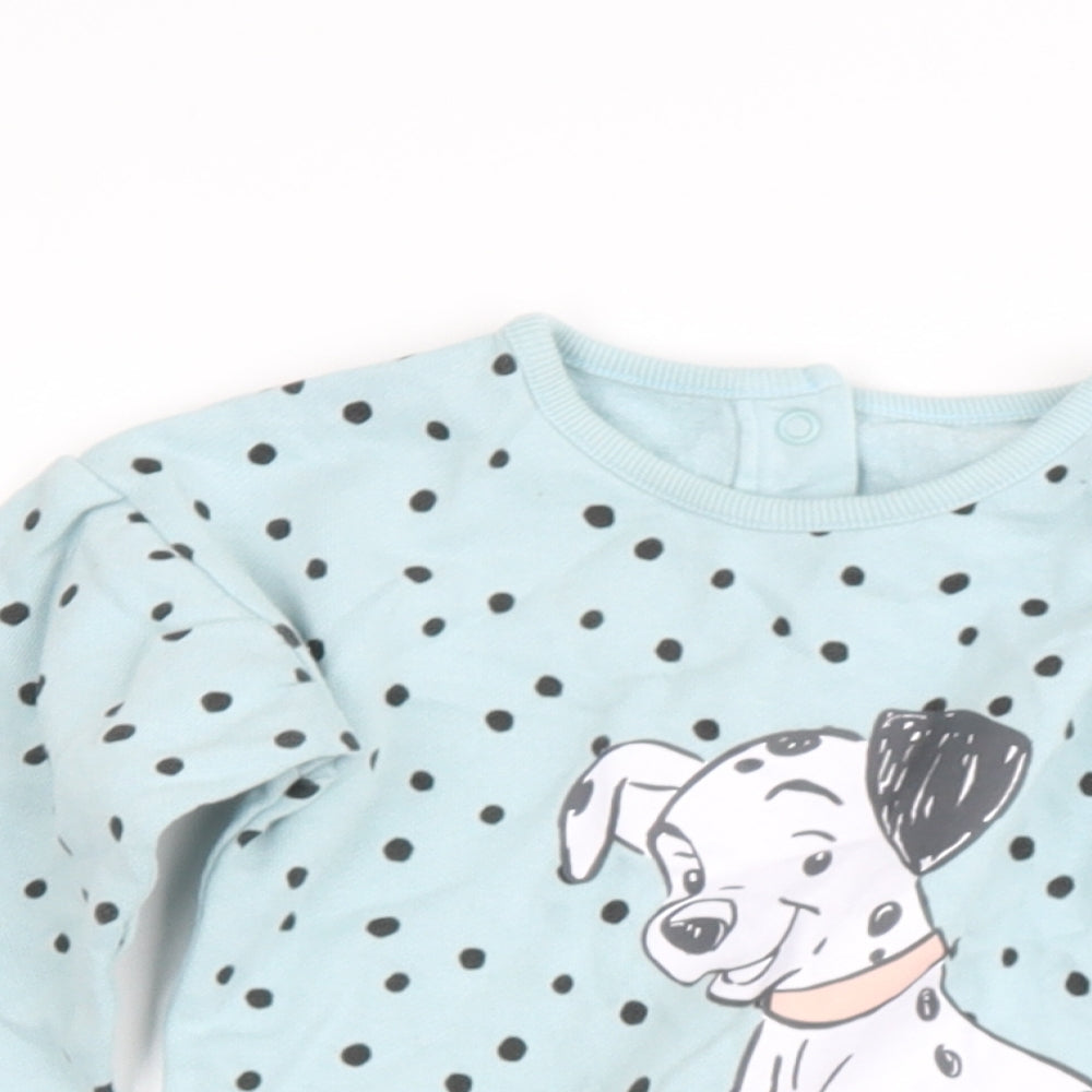 Disney Baby Blue  Cotton Pullover Jumper Size 12-18 Months