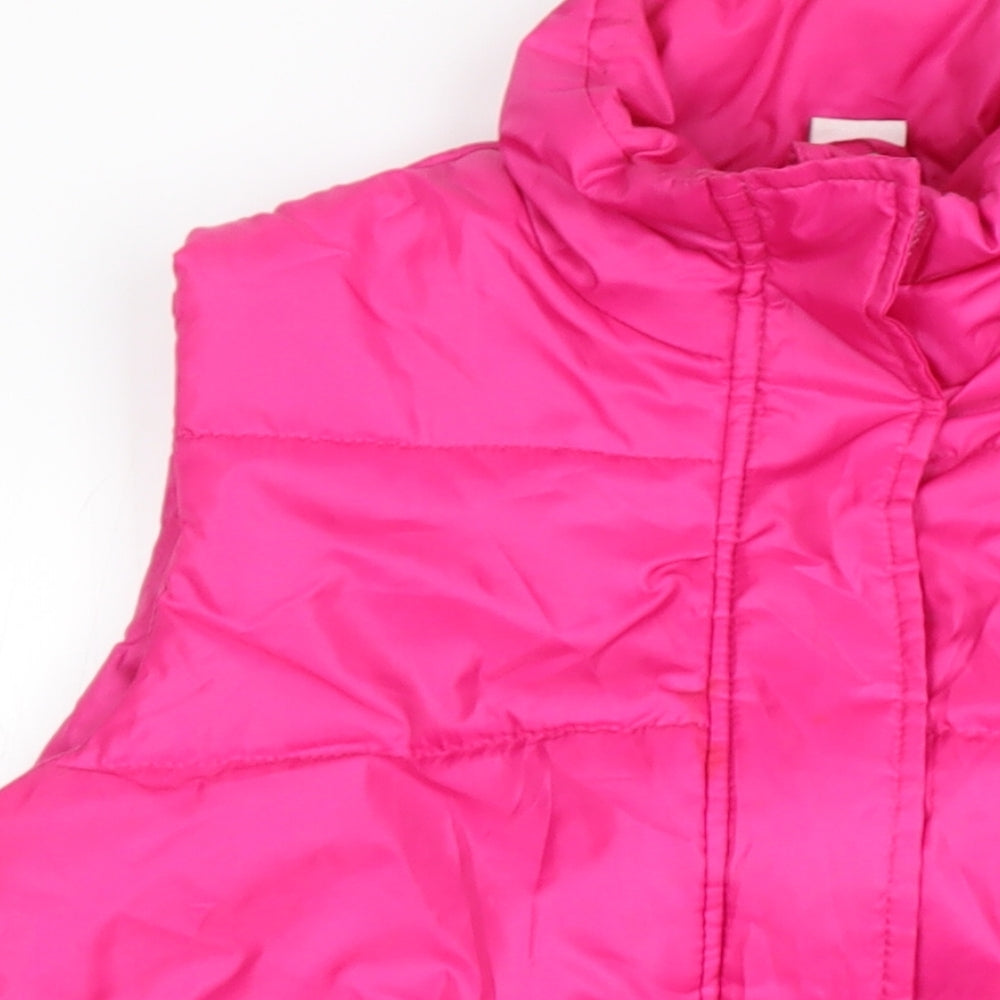 X Mail Girls Pink   Gilet Coat Size 13-14 Years