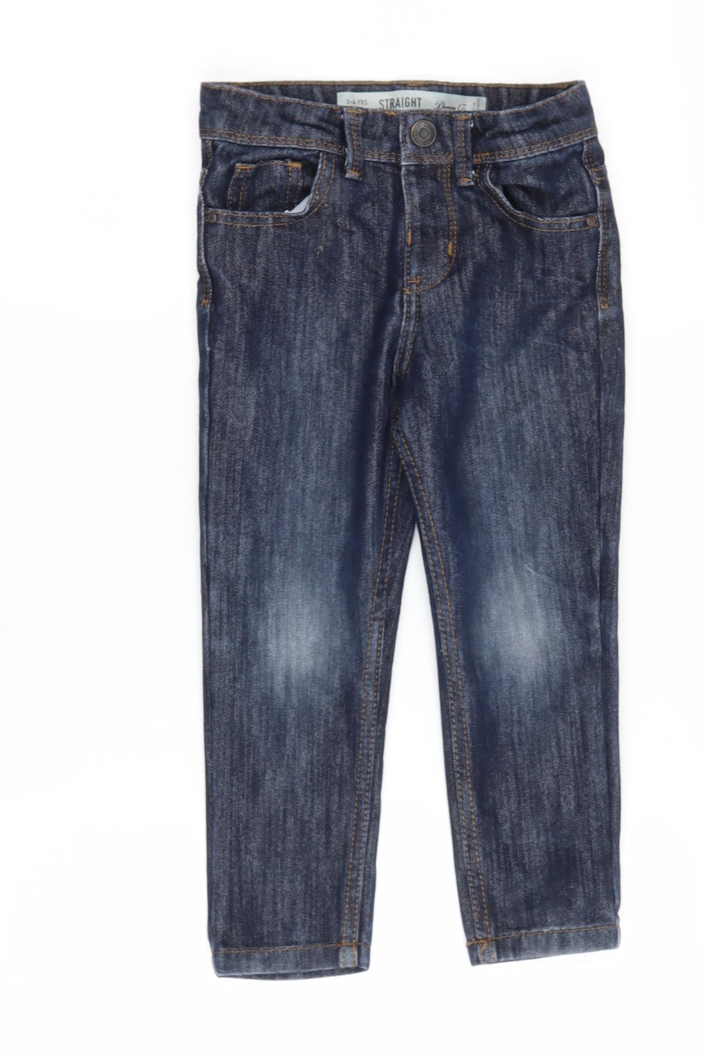 Primark Boys Black  Cotton Skinny Jeans Size 2-3 Years  Regular