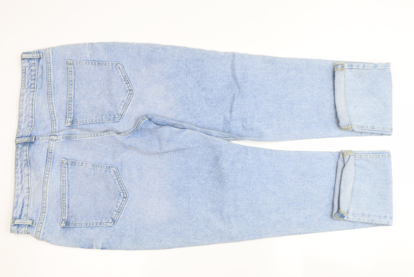 Primark Womens Blue   Boyfriend Jeans Size 16 L34 in Regular