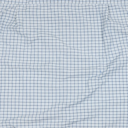 Regata Mens Grey Check Polyester  Button-Up Size 14.5 Collared