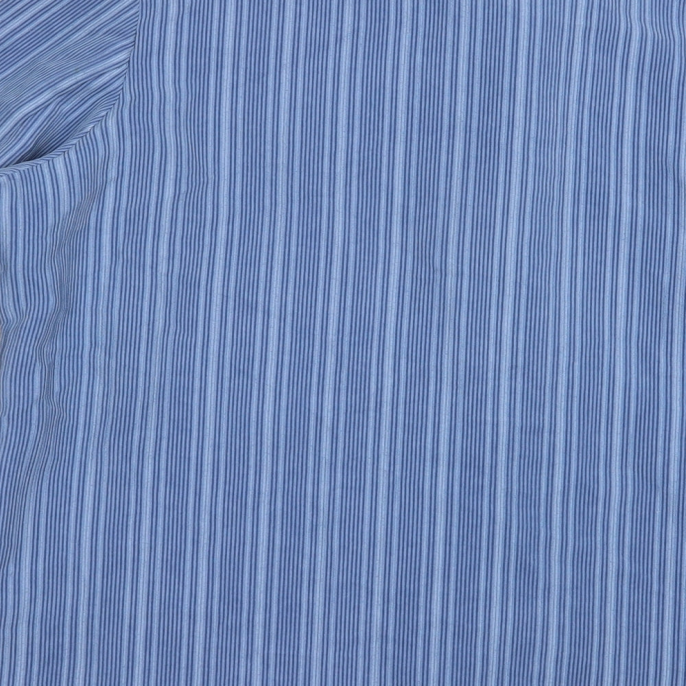 Frankenwalder Womens Blue Striped  Jacket Blazer Size 14  Button