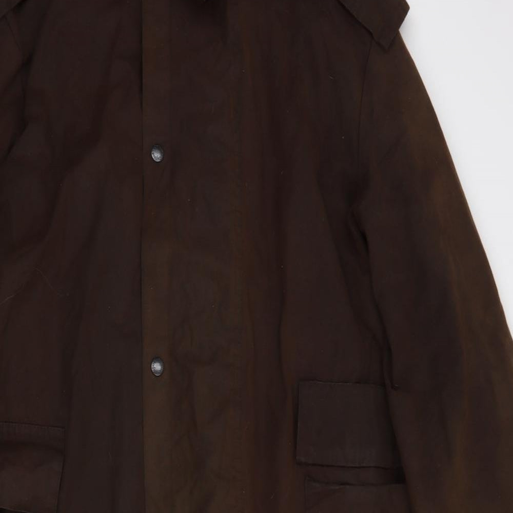 Oxford Womens Brown   Parka Coat Size 2XL  Zip - Waxed