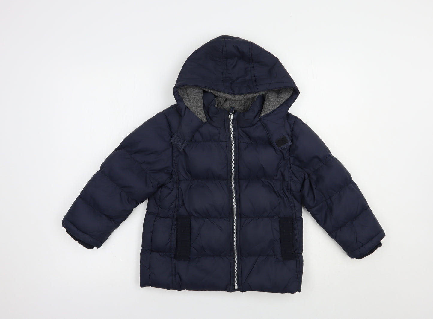 Marks and Spencer Boys Blue   Puffer Jacket Jacket Size 5-6 Years  Zip